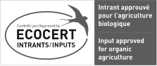 Approved for Organic Agriculture by ECOCERT