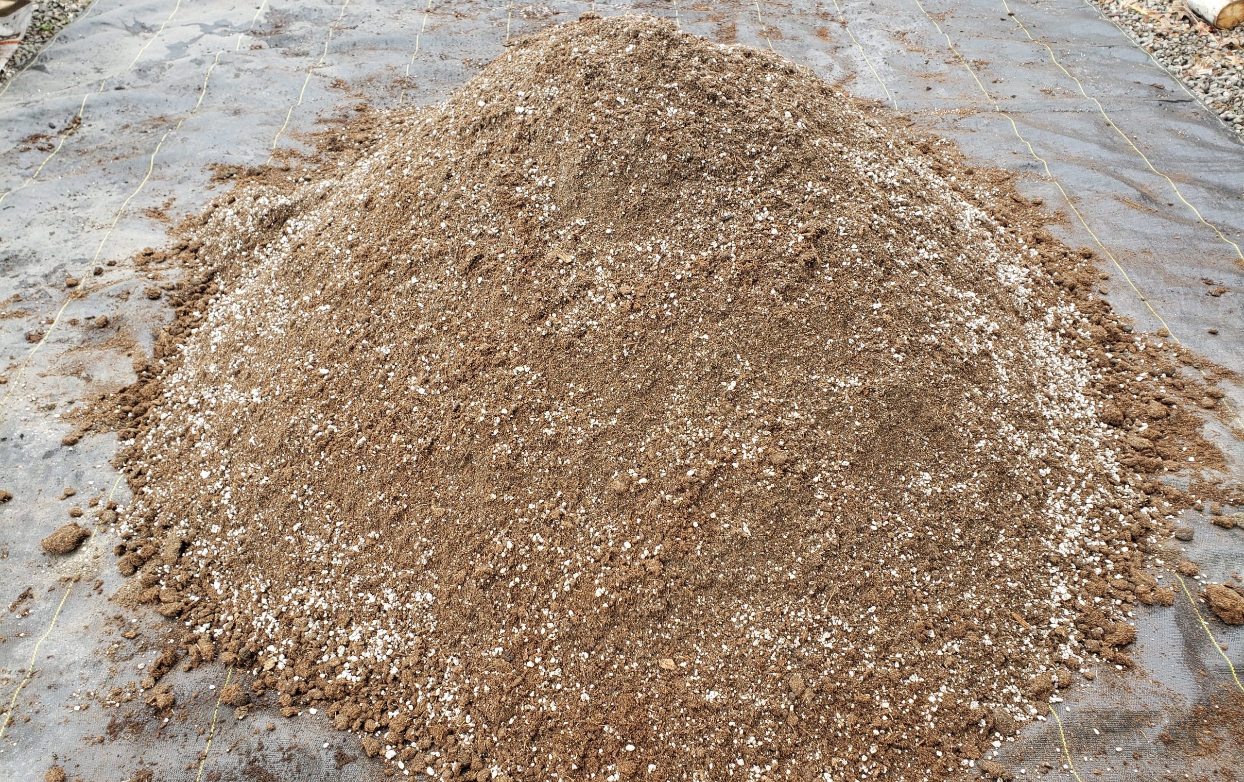 A pile of super soil.